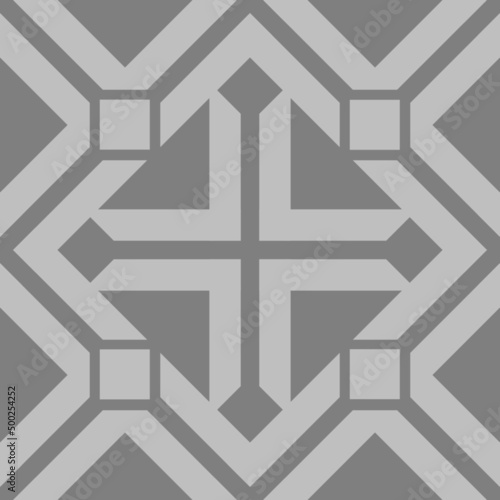 vintage asian monochrome fabric pattern