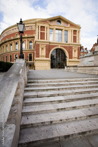 The Royal Albert Hall, Kensington, West London. The iconic London music venue is home to the popular Proms series of concerts.