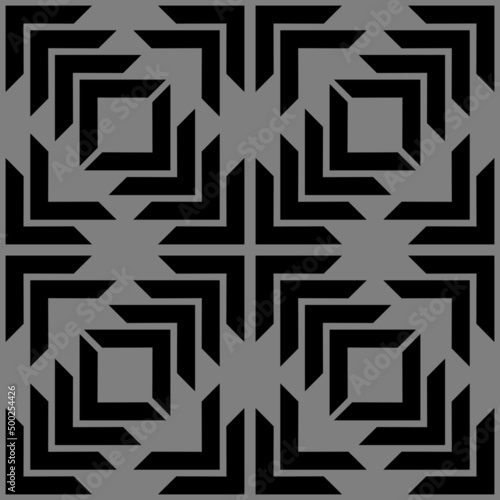 gray monochrome geometric fabric pattern
