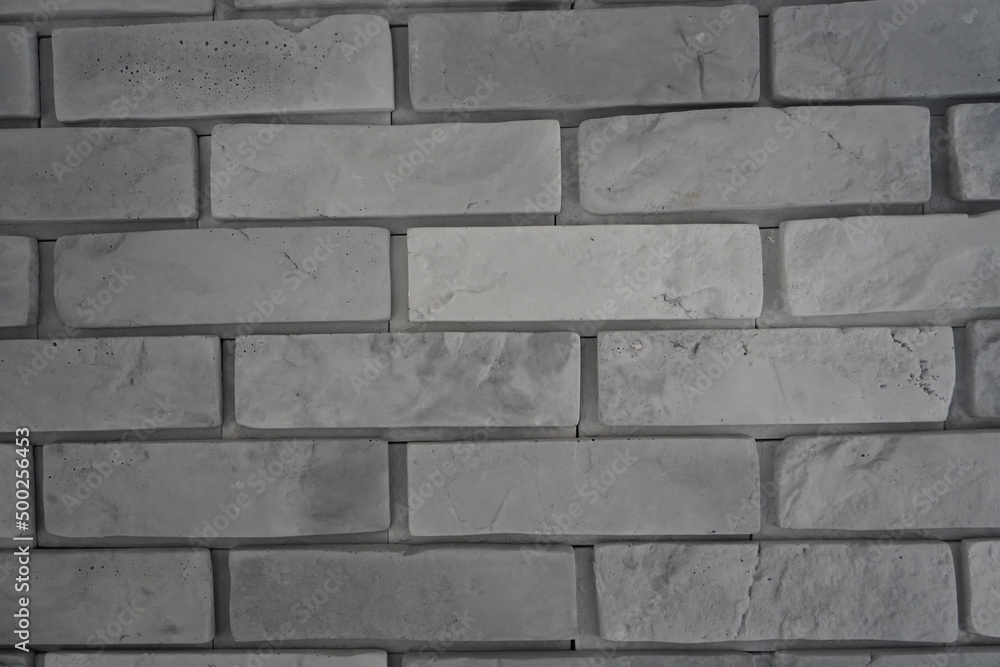 Fototapeta premium white brick wall