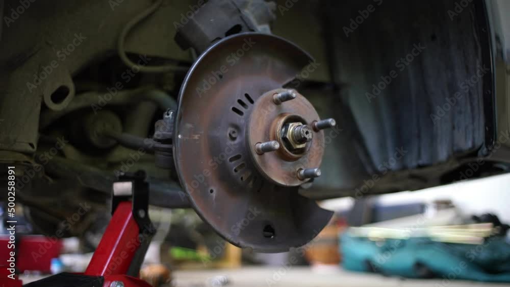 Car brakes are damaged. brake assist repair. car maintenance Car brakes are damaged. brake assist repair. car maintenance