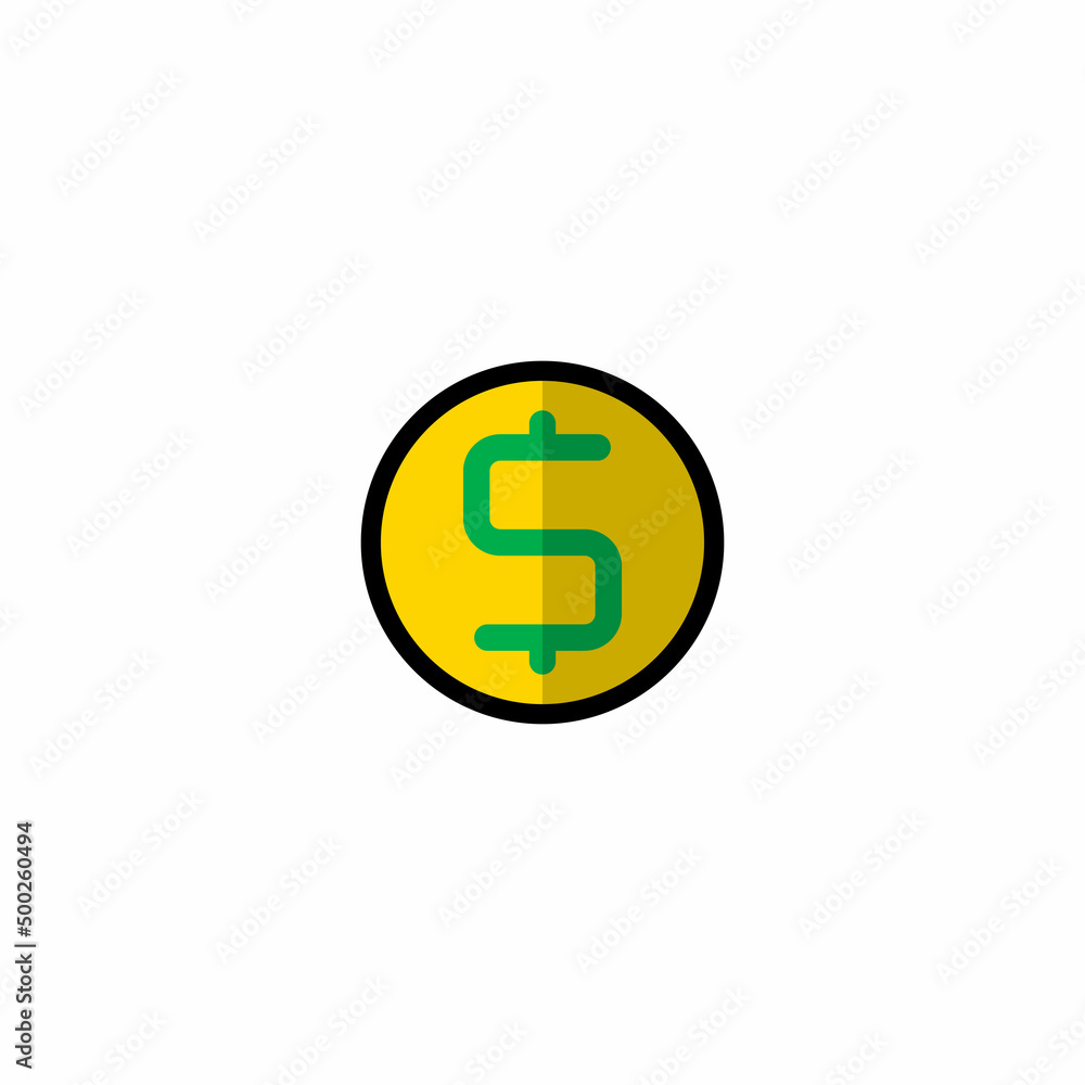 this is a dollar coin icon this is a dollar coin icon