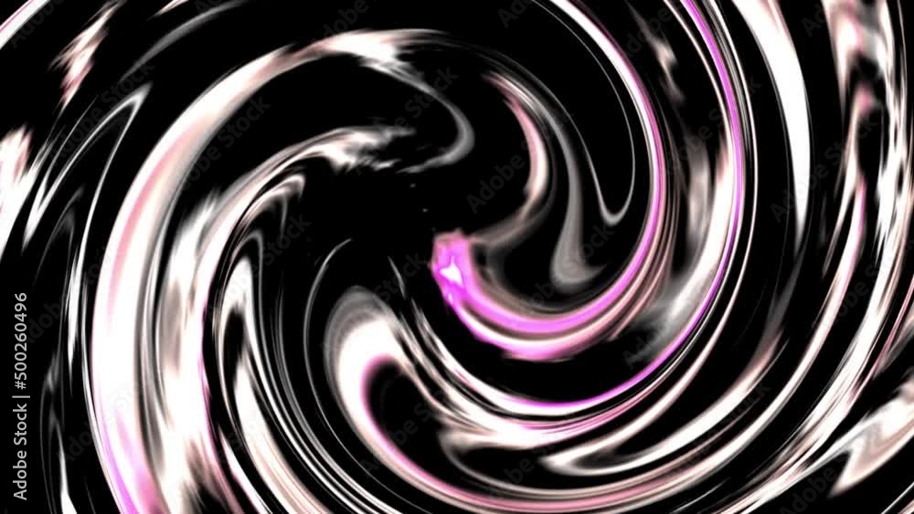 Moving abstract twisted background.Animated colorful paint water splash background