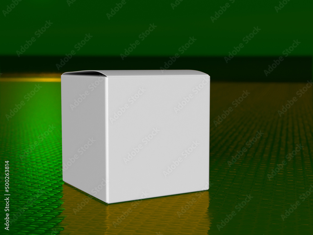 Cosmetic box mockup template classic clear design Cosmetic box mockup template classic clear design