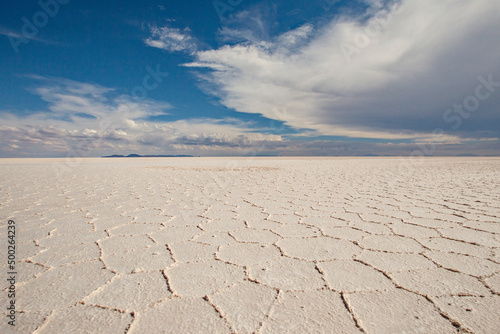 Beautiful Salar de Uyuni landscape  Bolivia