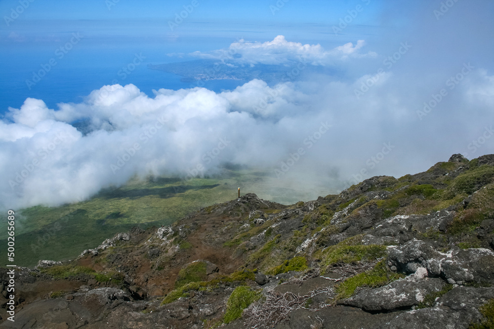 the top of Pico volcano