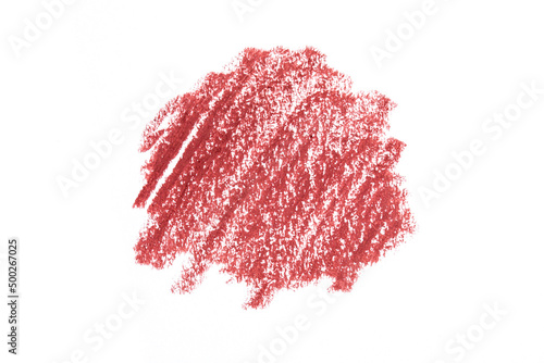 Lip liner stroke on white background- Image