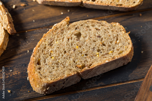 Homemade Fresh Wheat Bread Loaf