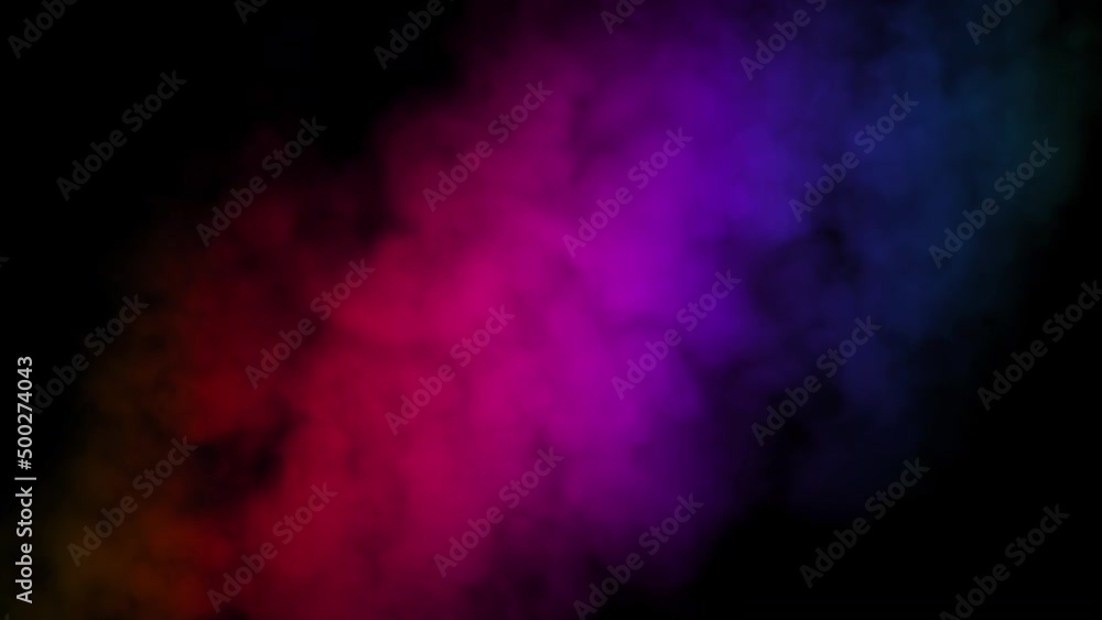 Abstract glowing background with colorful smoke illuminated by multicolored neon light moving to the up, mystic steam, design template, smoky pattern, loop stock video. Abstract glowing background with colorful smoke illuminated by multicolored neon light moving to the up, mystic steam, design template, smoky pattern, loop stock video.