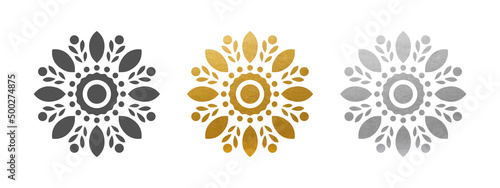 Beautiful Mandala Ornament - Vector Set