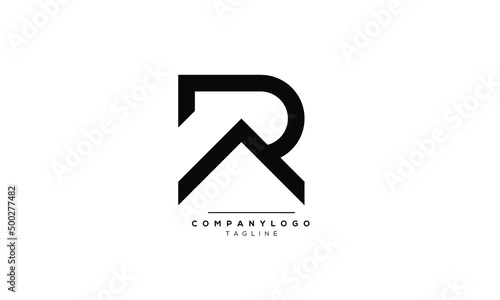 Alphabet letters Initials Monogram logo RA, RA INITIAL, RA letter