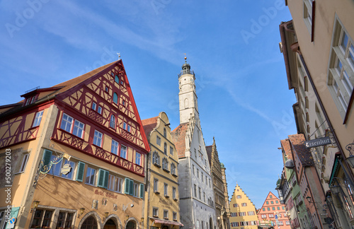 downtown of Rothenburg on T...