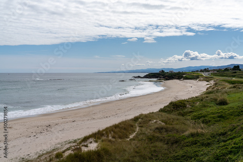 view of the Playa Llas near Foz in Galicia photo