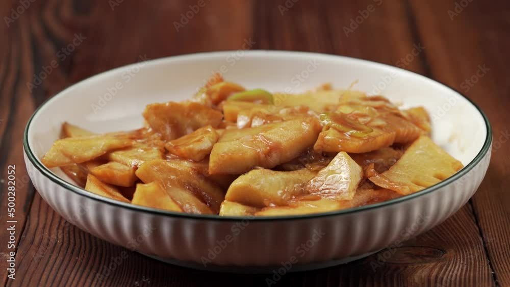 Braised winter bamboo shoots with local specialties Braised winter bamboo shoots with local specialties