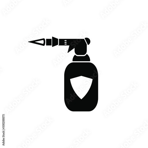 Blowtorch icon isolated on white background. Vector illustration