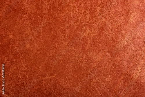 Background texture natural vintage leather red color