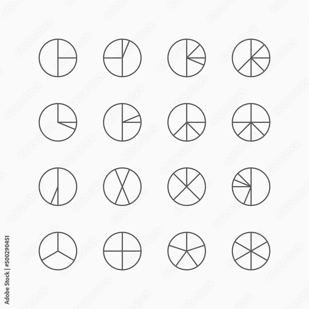 pie chart icon, circle chart vector pie chart icon, circle chart vector