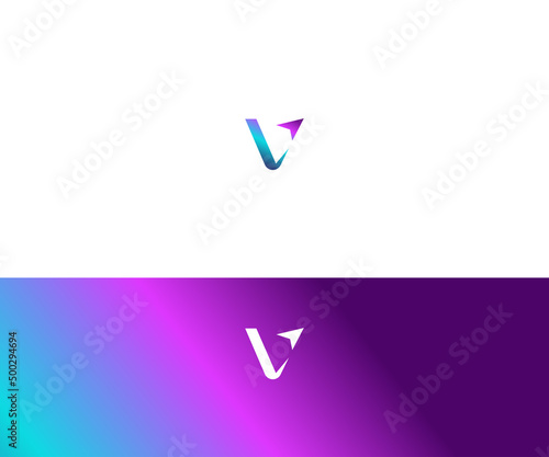 Letter V Logo Design vector Template
