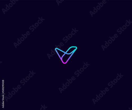 Letter V Logo Design vector Template