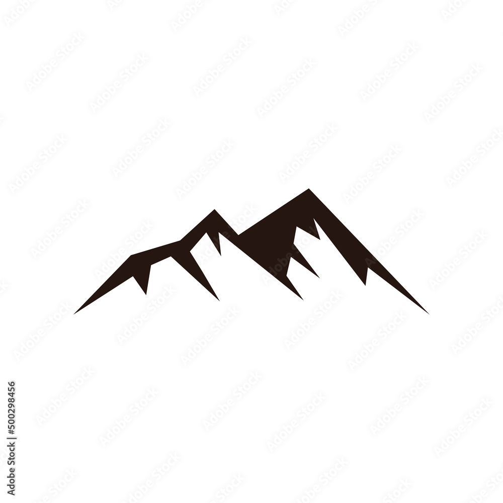 mountain logo icon design template vector mountain logo icon design template vector