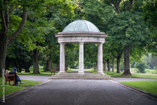 Photography Irish War Memorial Gardens in Dublin Ireland