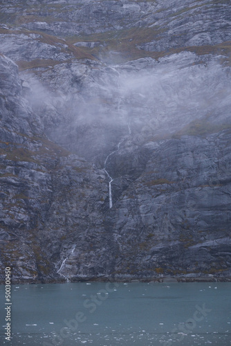 Water run-off at Glacier Bay National Park, Alaska 