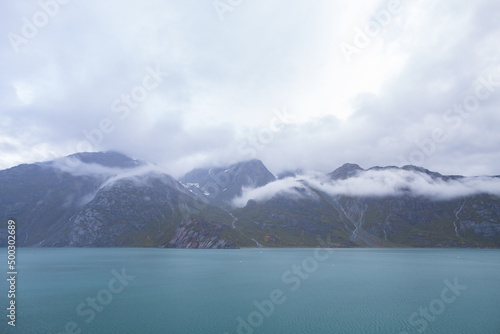 Foggy day at Glacier Bay National Park, Alaska © Martina