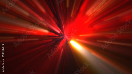 -colored light and shining particles