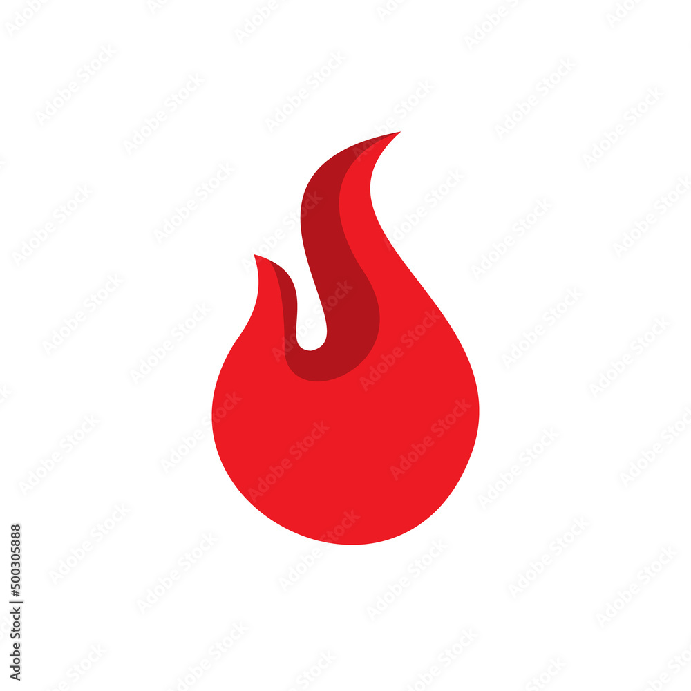 Abstract flame logo design vector template Abstract flame logo design vector template