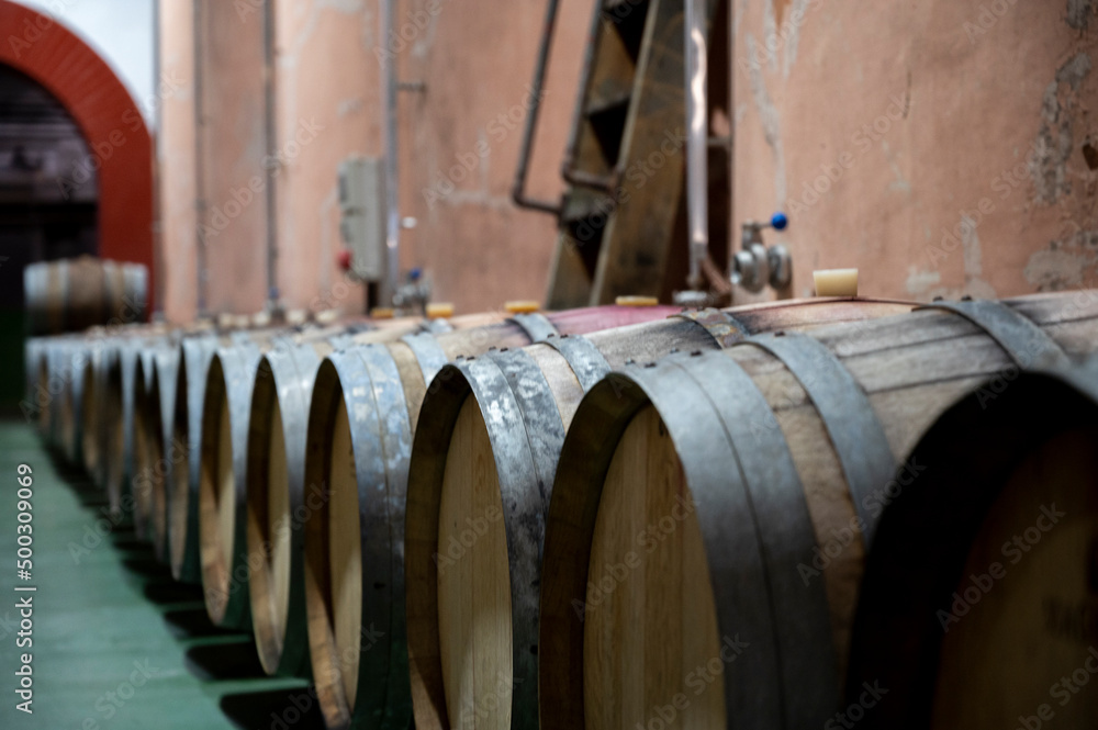 Making wine on traditional bodega in south part of La Palma volcanic island, Canary islands, Spain Making wine on traditional bodega in south part of La Palma volcanic island, Canary islands, Spain