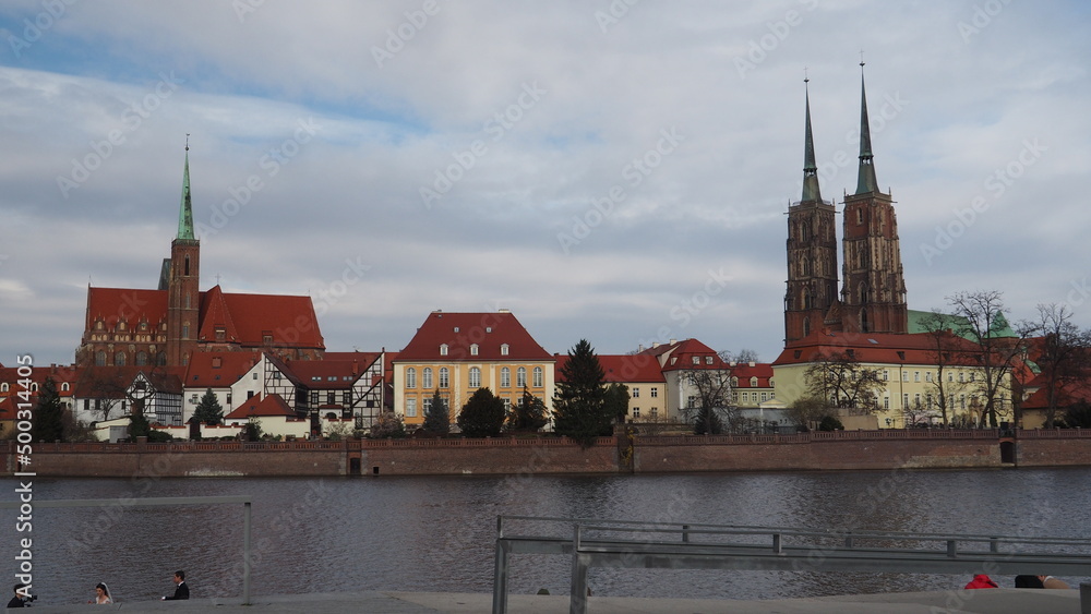 Obraz premium Wrocław, Ostrów Tumski