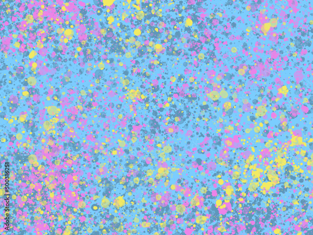 Abstract Background, rainbow pride paint splatter pattern, design repeatable pattern