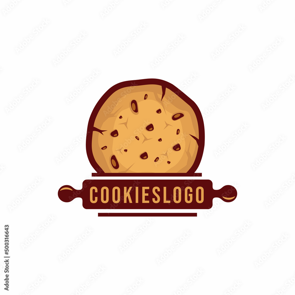 Cookies logo design vector illustration Cookies logo design vector illustration