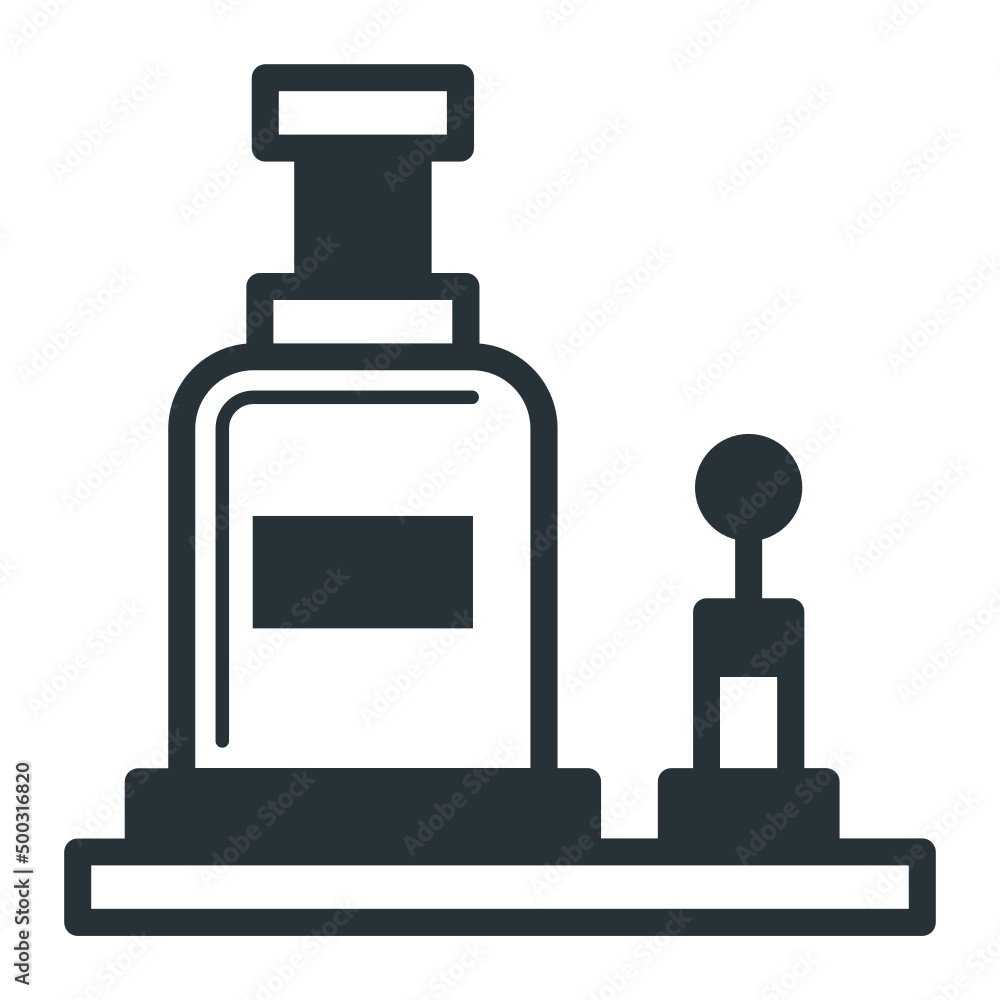 Hydraulic bottle Vector Icon Design, Motor Vehicle Service and automobile repair shop Symbol, Lorry spare parts Sign, automotive technician equipment stock, Low Profile Welded Vertical Jack Concept Hydraulic bottle Vector Icon Design, Motor Vehicle Service and automobile repair shop Symbol, Lorry spare parts Sign, automotive technician equipment stock, Low Profile Welded Vertical Jack Concept