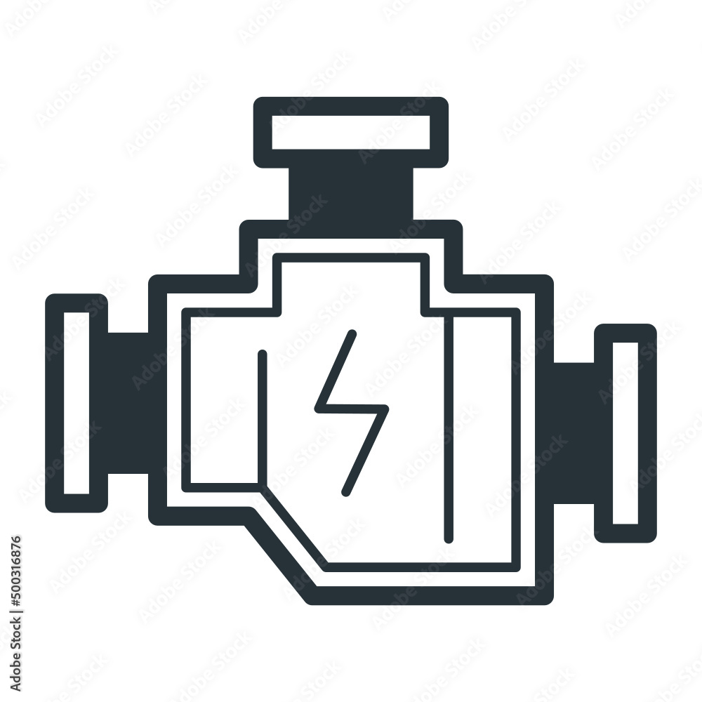 internal combustion Vector Icon Design, Motor Vehicle Service and automobile repair shop Symbol, Lorry spare part Sign, Automotive technician equipment, Electric Engine Motor concept internal combustion Vector Icon Design, Motor Vehicle Service and automobile repair shop Symbol, Lorry spare part Sign, Automotive technician equipment, Electric Engine Motor concept