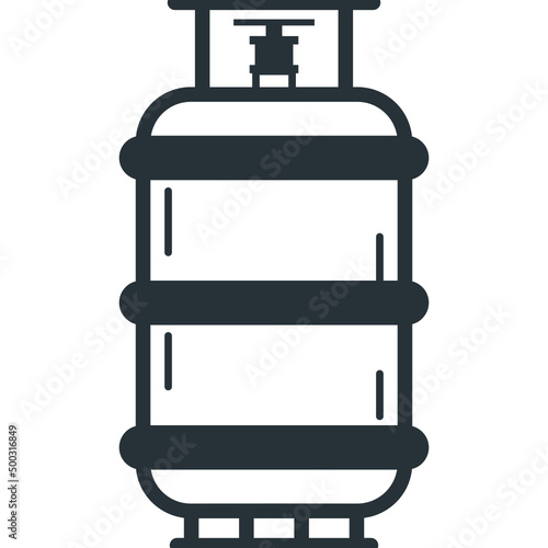 Gas lpg lnp cylinder Concept, ac refrigerant Vector Icon Design, Motor Vehicle Service and automobile repair shop Symbol, Lorry spare parts Sign,  automotive technician equipment stock illustration