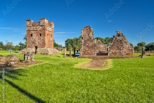 Paraguay - Itapua province - Ruins of the Jesuit Guarani reduction La Santisima Trinidad de Parana, UNESCO World Heritage photo