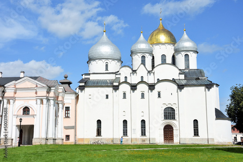 Cupola of the St. Sofia cathedral in Veliky Novgorod