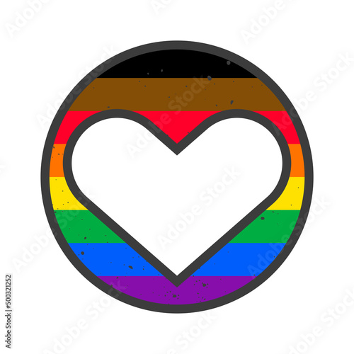 Free Download Philadelphia Pride LGBTQ+ flag. Pride Month - GFXLoad