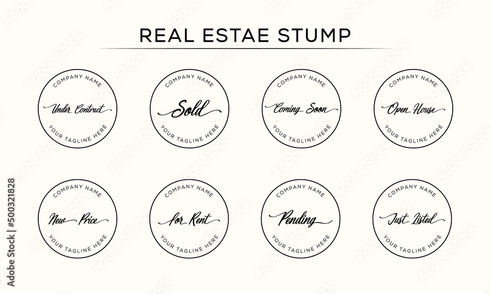Real Estate Watermarks, Real Estate Badges, Realtor Logo, Sold Watermark, Just Listed Realtor Watermark, Open House Watermark