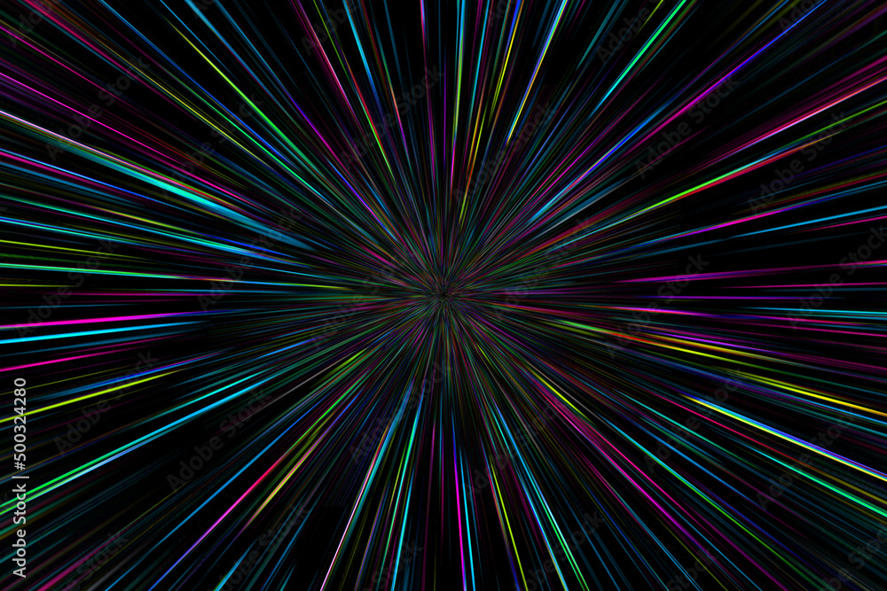 abstract fractal dimension shining light rays colorful background abstract fractal dimension shining light rays colorful background