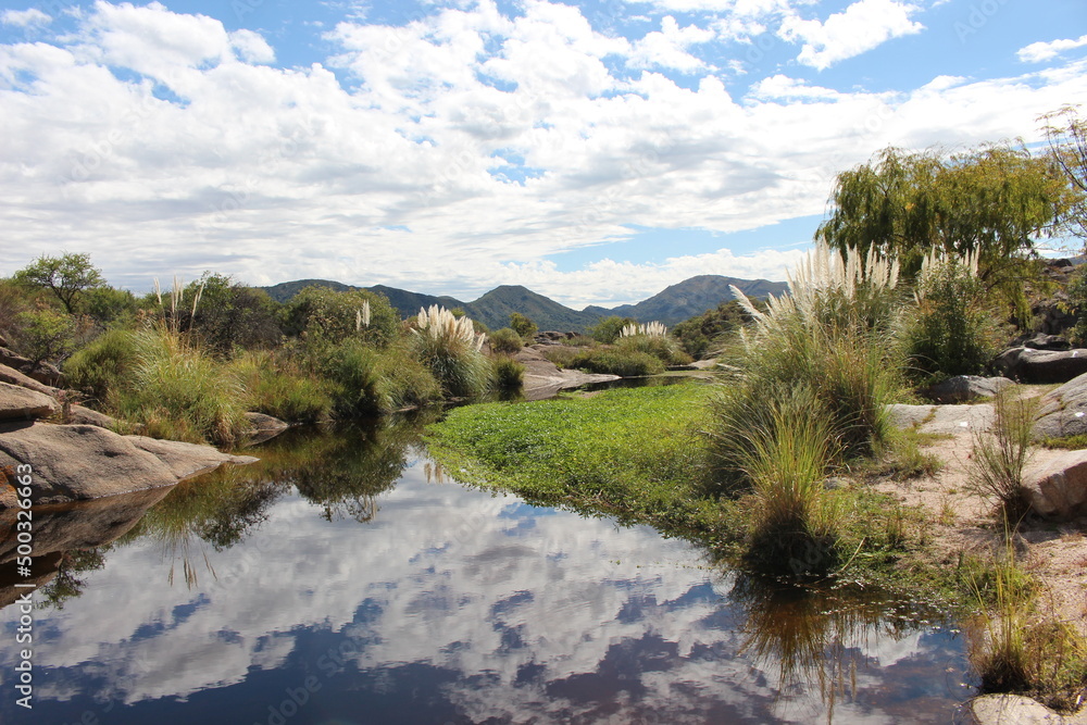 river in the mountains