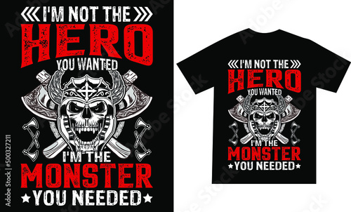 Viking Tshirt design or printable vector template