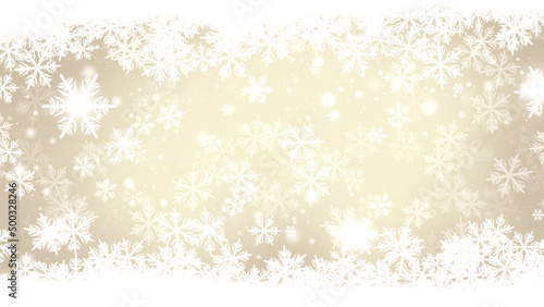 background with beautiful snowflakes for new year and christmas 