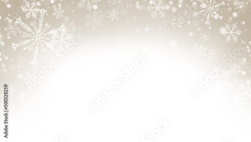 background with beautiful snowflakes for new year and christmas	