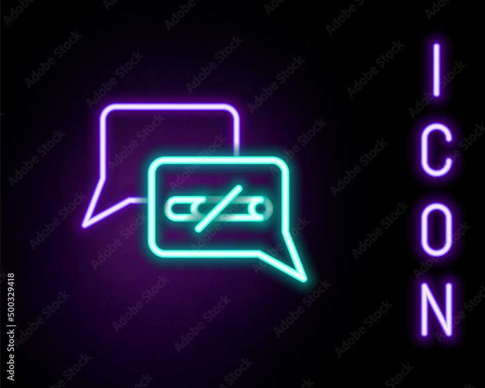 Glowing neon line No smoking icon isolated on black background. Cigarette smoking prohibited sign. Colorful outline concept. Vector Glowing neon line No smoking icon isolated on black background. Cigarette smoking prohibited sign. Colorful outline concept. Vector