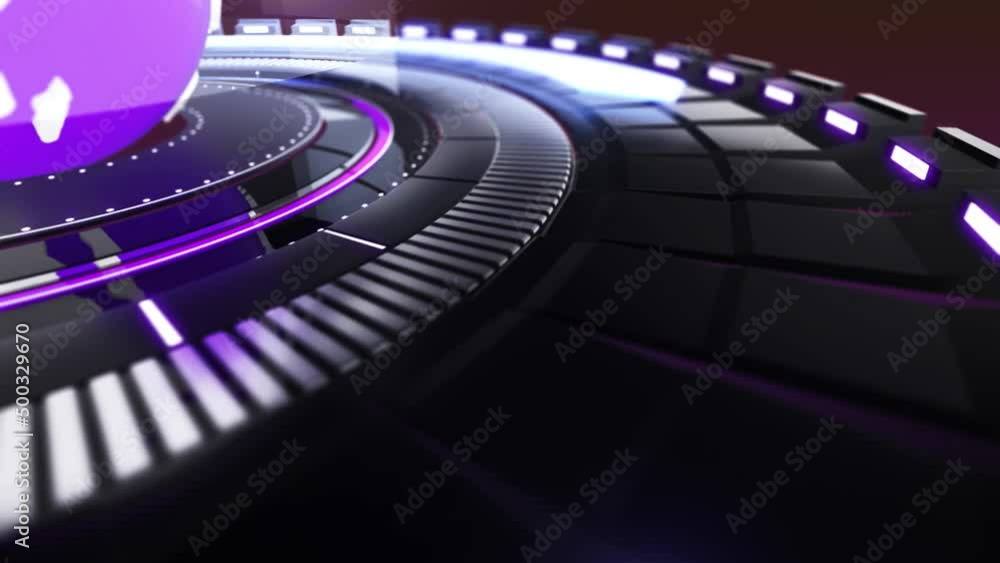 Broadcast News Intro, Purple Color Background Broadcast News Intro, Purple Color Background