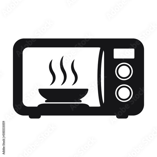 Microwave oven icon. Simple microwave oven icon for templates, web design and infographics.