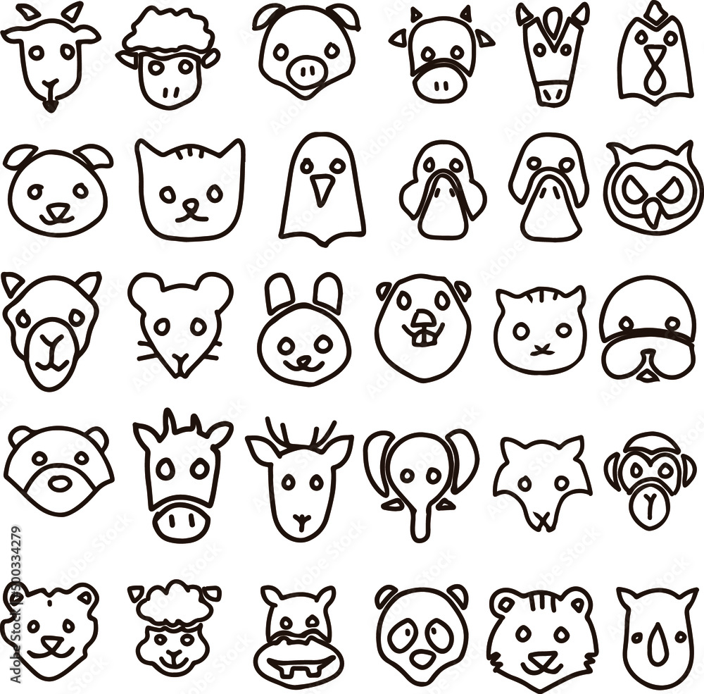 animal icon illustration