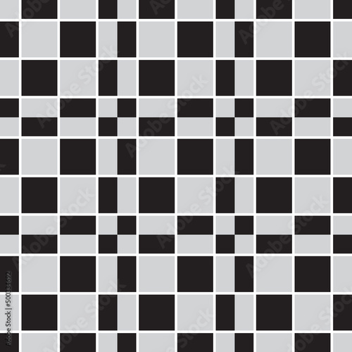 Vector seamless pattern. Modern stylish texture. Repeating geometric tiles of squares.